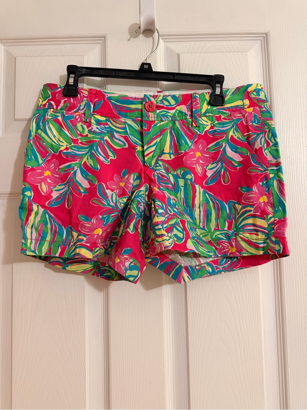 Lilly Pulitzer Pink Tropical Floral Women's Shorts